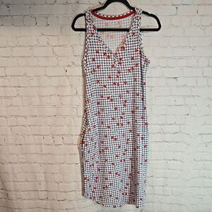 Secret Treasures Cherry Print Nightgown Size M